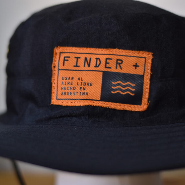 SOMBRERO AUSTRALIANO RIPSTOP FINDER PRO NEGRO - Imagen 2