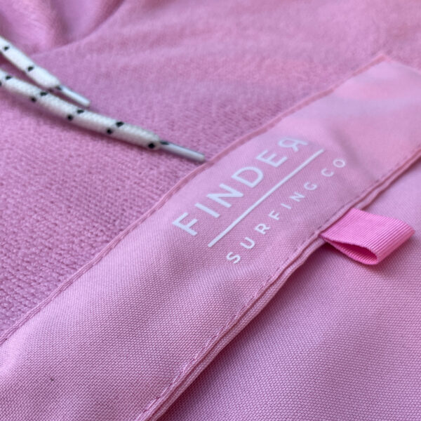 Poncho cambiador finder toalla de microfibra Rosa - Imagen 3