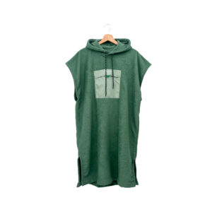 Poncho cambiador finder toalla de microfibra Verde